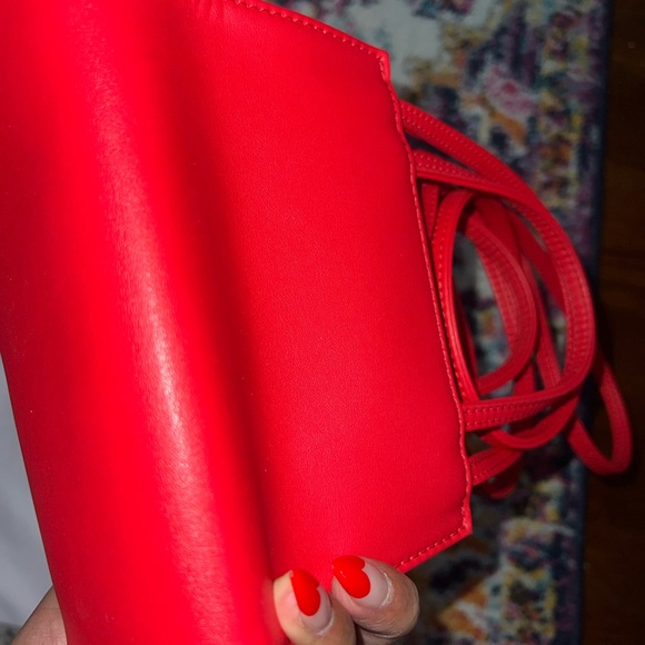 Small RED Telfar shopping bag - Picture 6 of 7